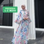 Taalia Chiffon Abaya