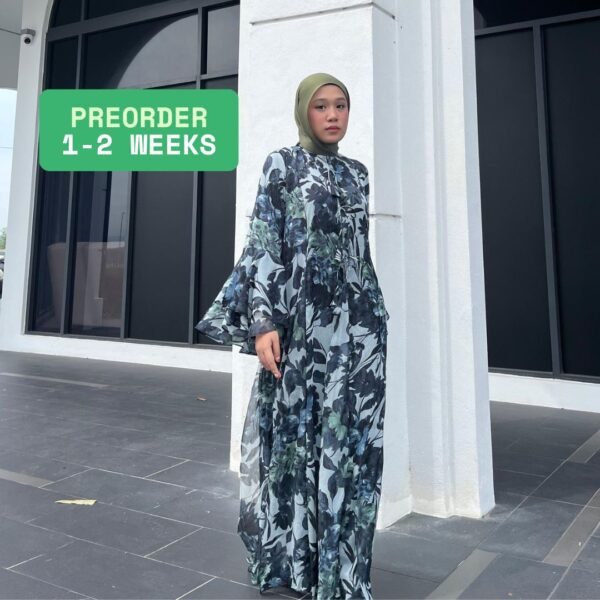 Taalia Chiffon Abaya