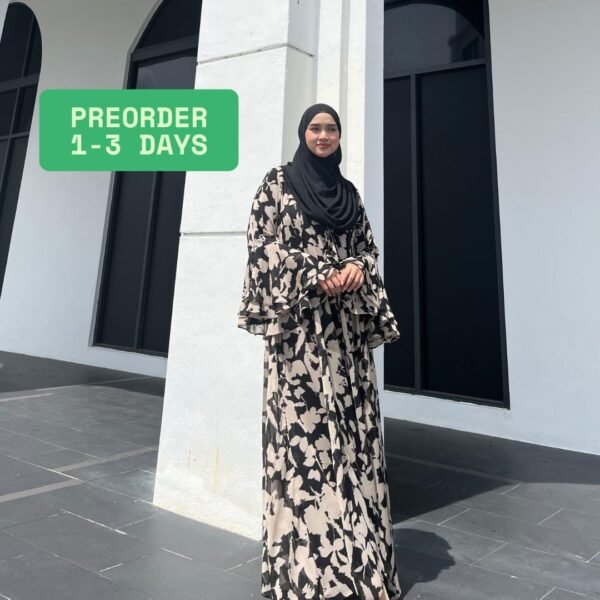 Taalia Chiffon Abaya