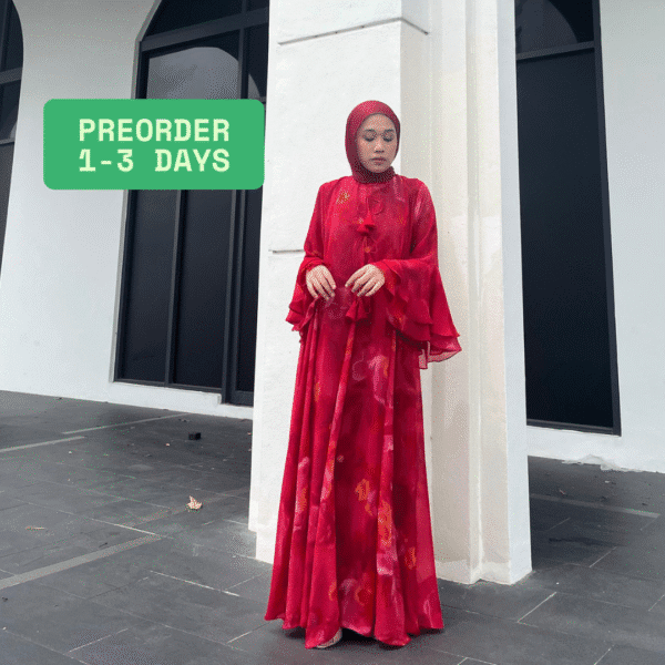 Taalia Chiffon Abaya