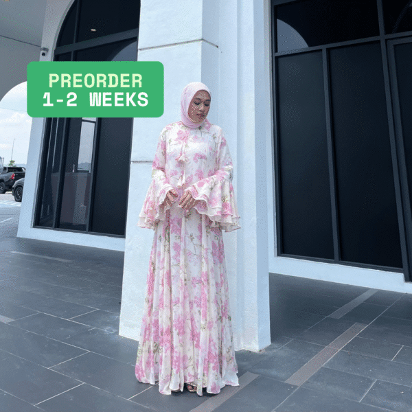 Taalia Chiffon Abaya